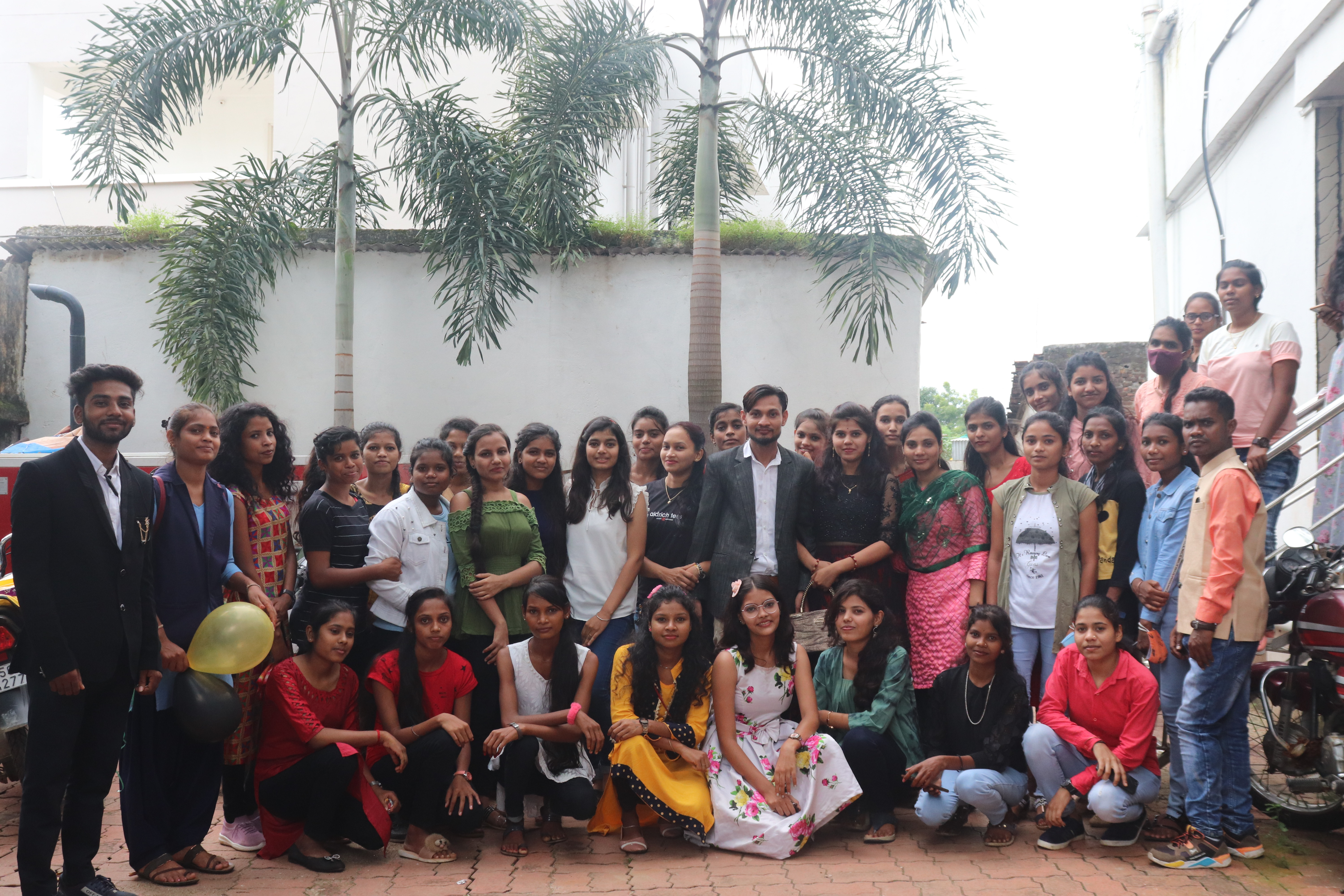 Team working in a modern office